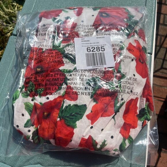 Anthropologie Maeve Floral Square Neck Smocked Babydoll Dress NWT - Picture 9 of 14